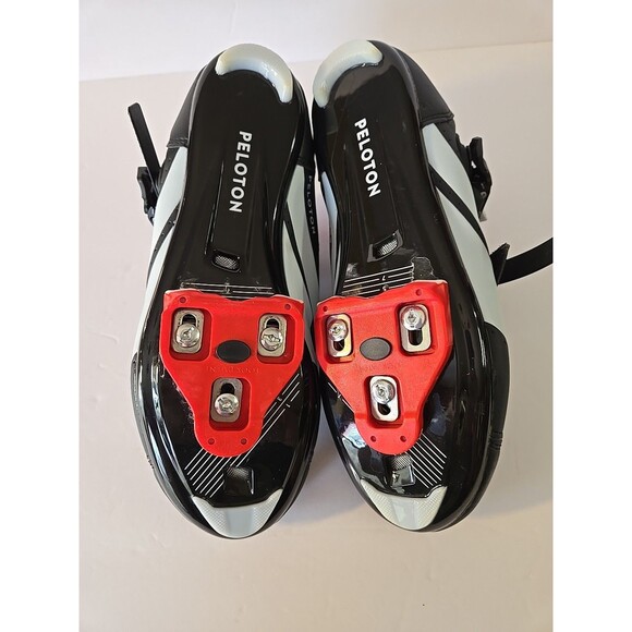 Size 6 Men / 8 Wom (EU 39) - Peloton Black Cycling Shoes with Cleats - Picture 3 of 7